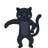ぼんやり黒ヒョウ